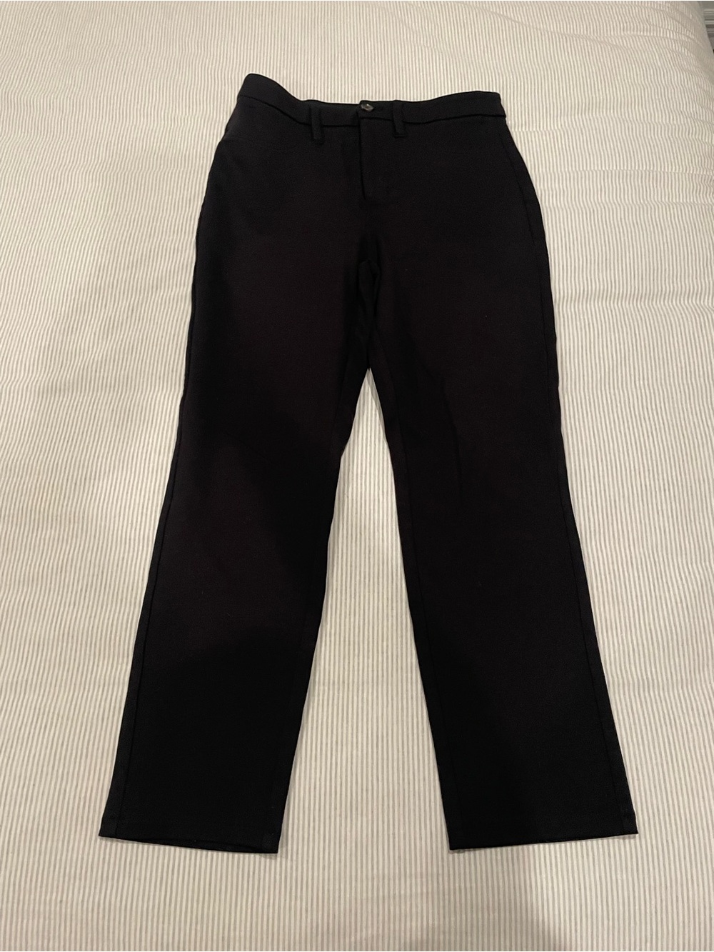 LC Lauren Conrad Black Straight-Leg Women's Trousers